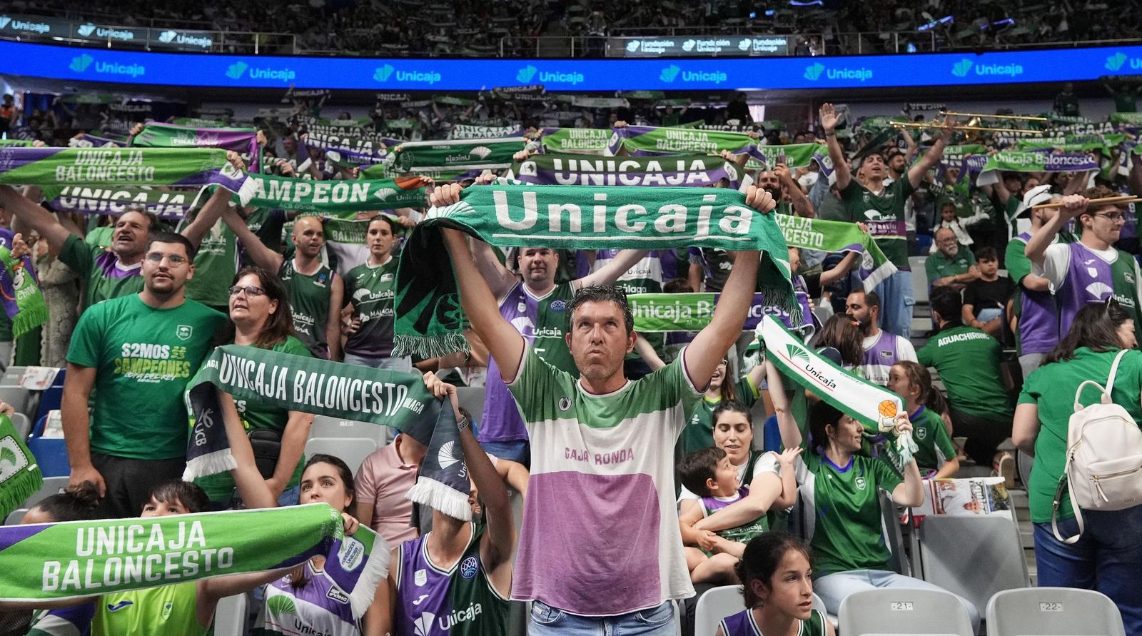 Aficionados del Unicaja.