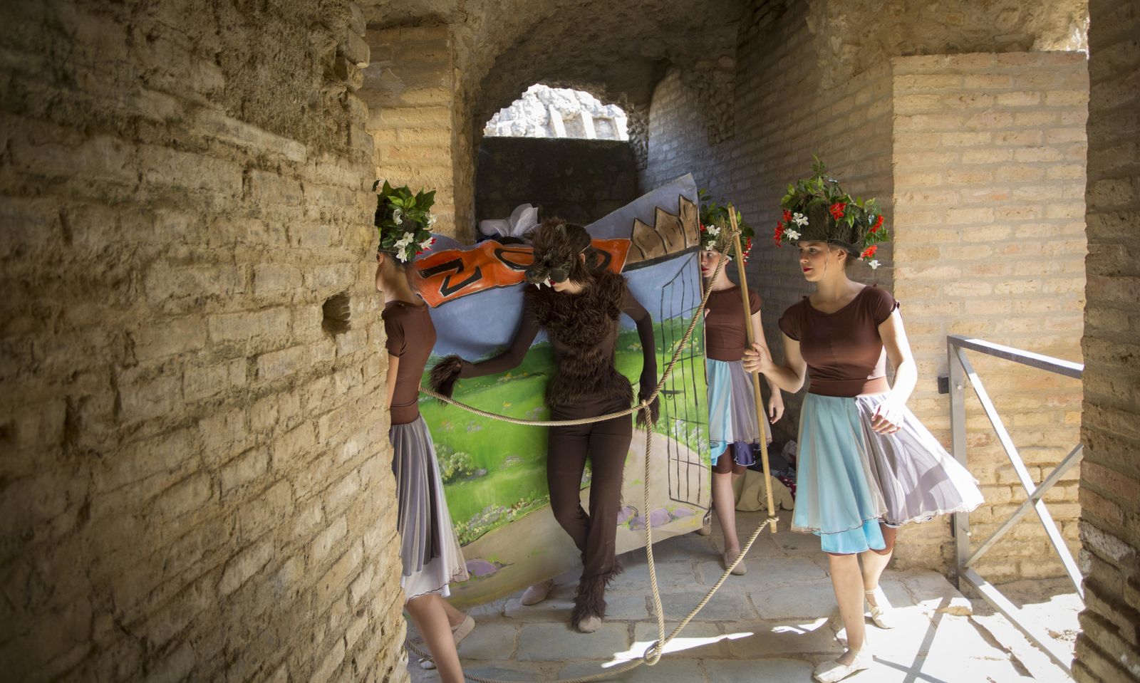 Las imágenes del flashmob en Itálica por el Día de la Música