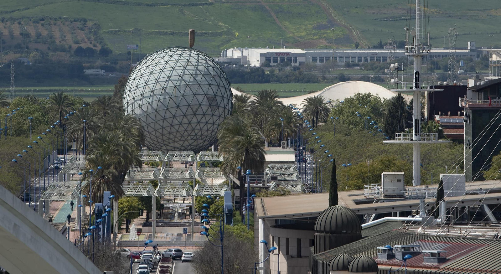 Panorámica de la Isla de la Cartuja.