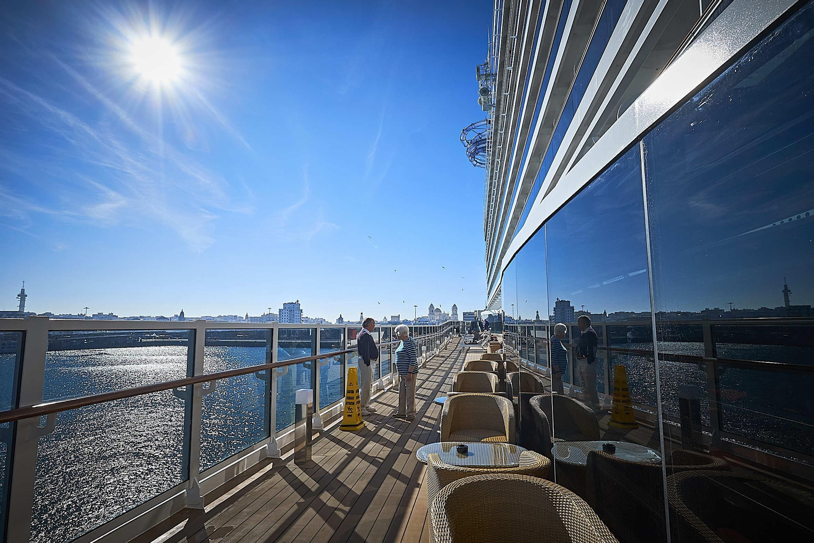Primera escala en Cádiz del crucero MSC Seaside