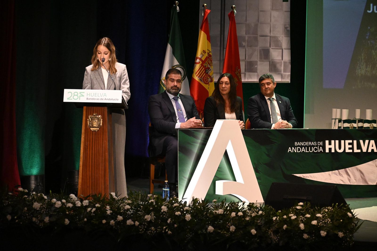 Premios de las Banderas de Andalucía en Huelva, en imágenes