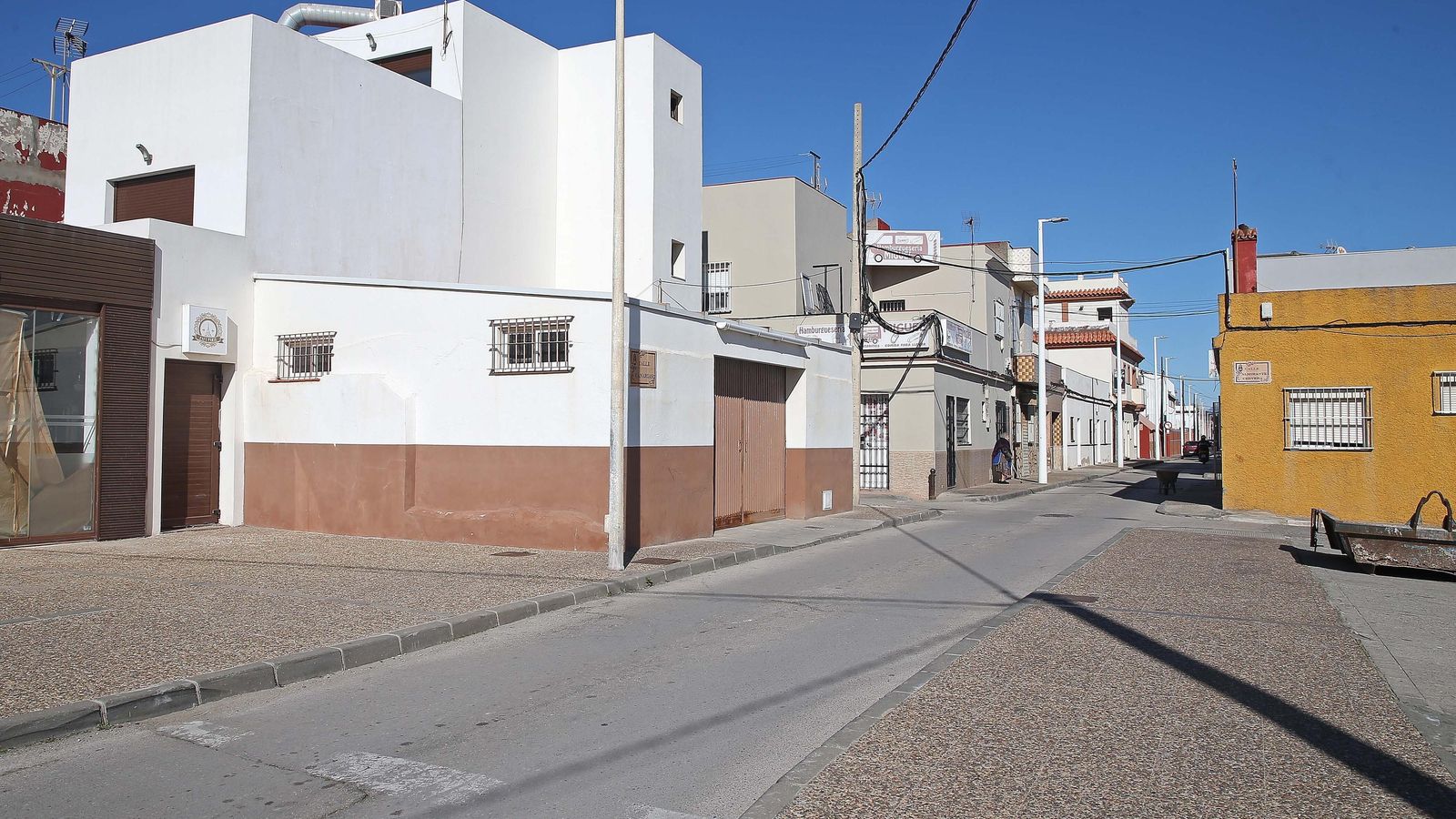 La entrada a la calle Canarias, que será reformada.
