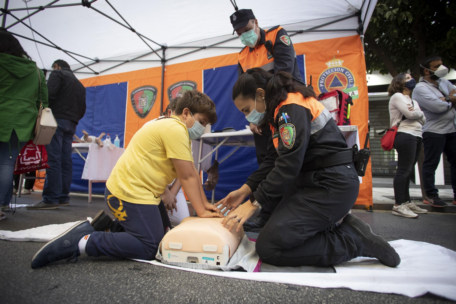 Fotos: La vuelta del Día sin Coche de Granada en imágenes