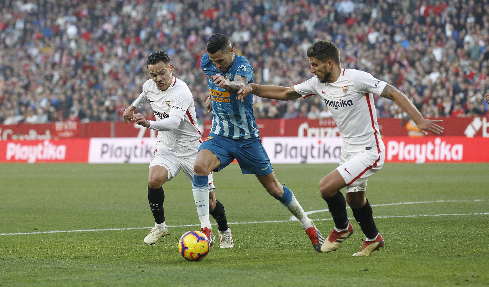 El Sevilla FC-Atlético de Madrid, en imágenes