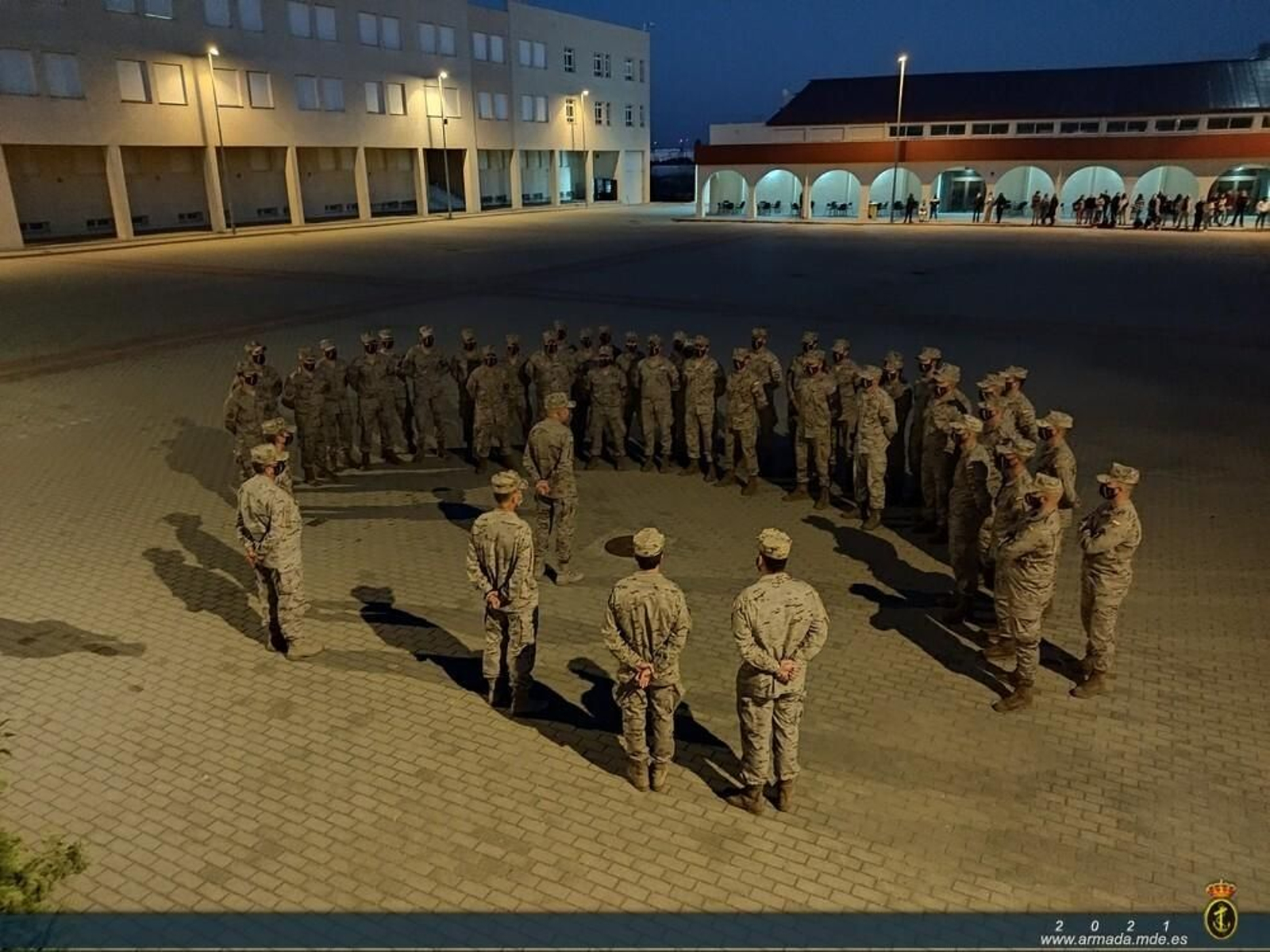 Despedida en el Cuartel de Batallones a los infantes que marchan a Malí.