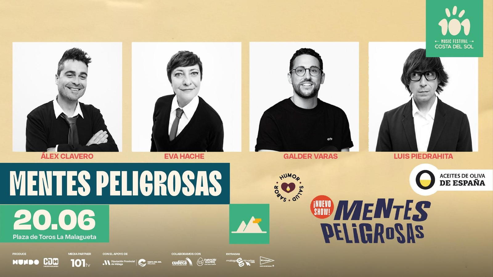 El cartel de 'Mentes Peligrosas'.