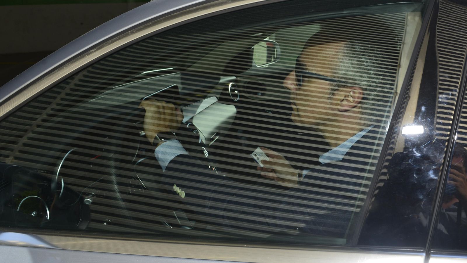 Torrecilla, a su llegada al Benito Villamarín.