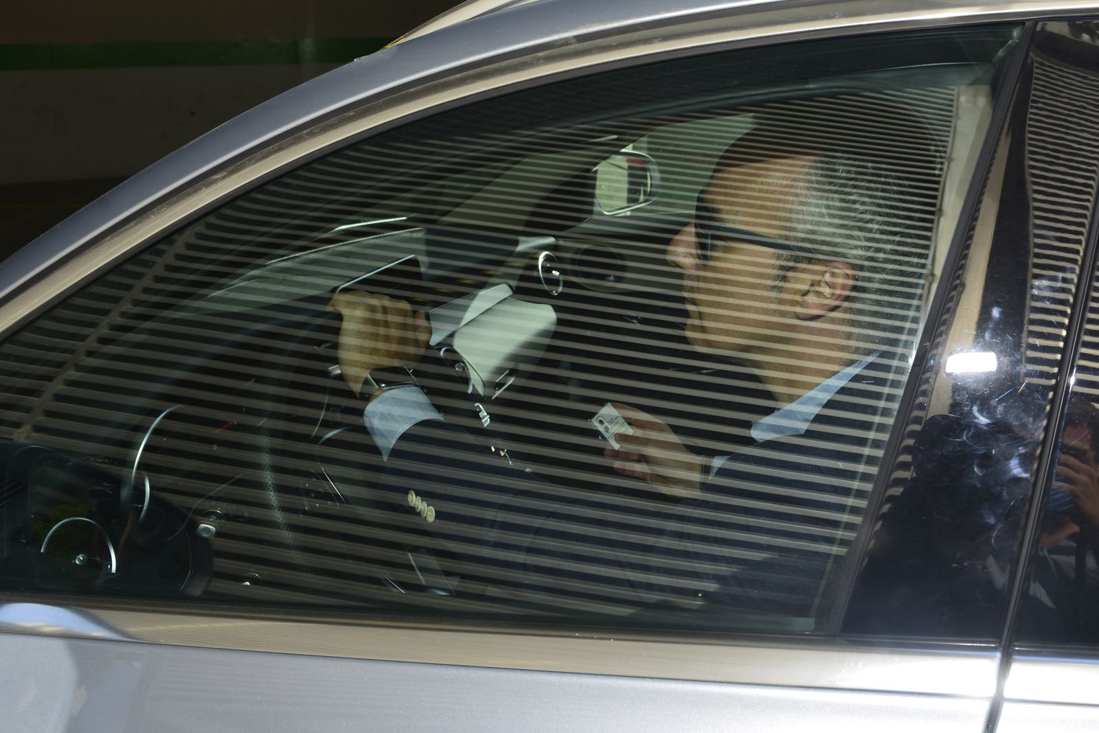 Torrecilla, a su llegada al Benito Villamarín.