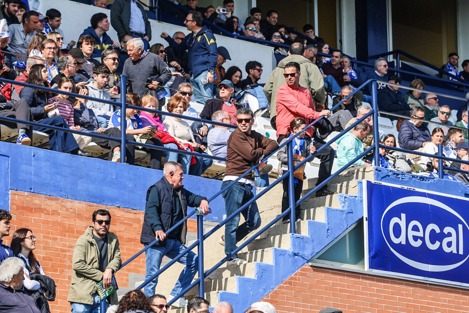 Búscate en las gradas del Nuevo Colombino durante el Recre-Deportiva Minera