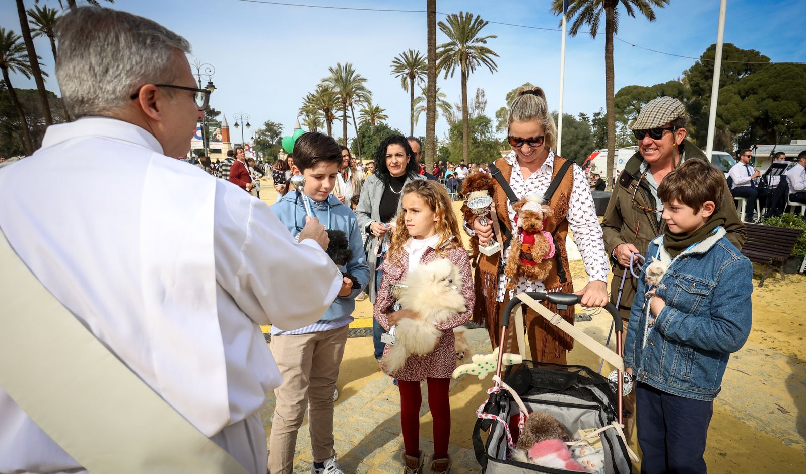 Fiesta de san Antón 2024 en Jerez