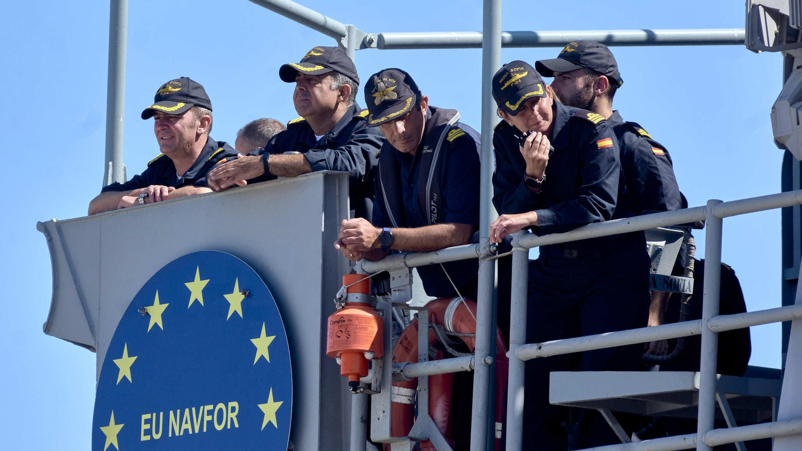 Regreso a Rota de la fragata 'Reina Sofía'