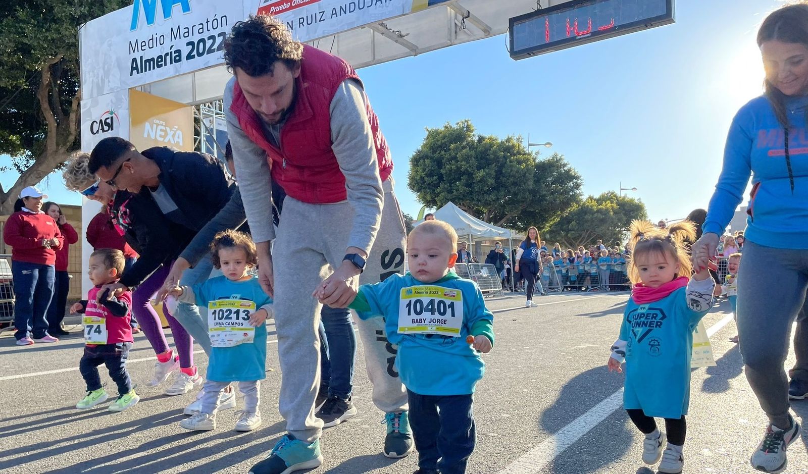 Jorge Garcés, entrenador de fútbol, con su hijo Jorge
