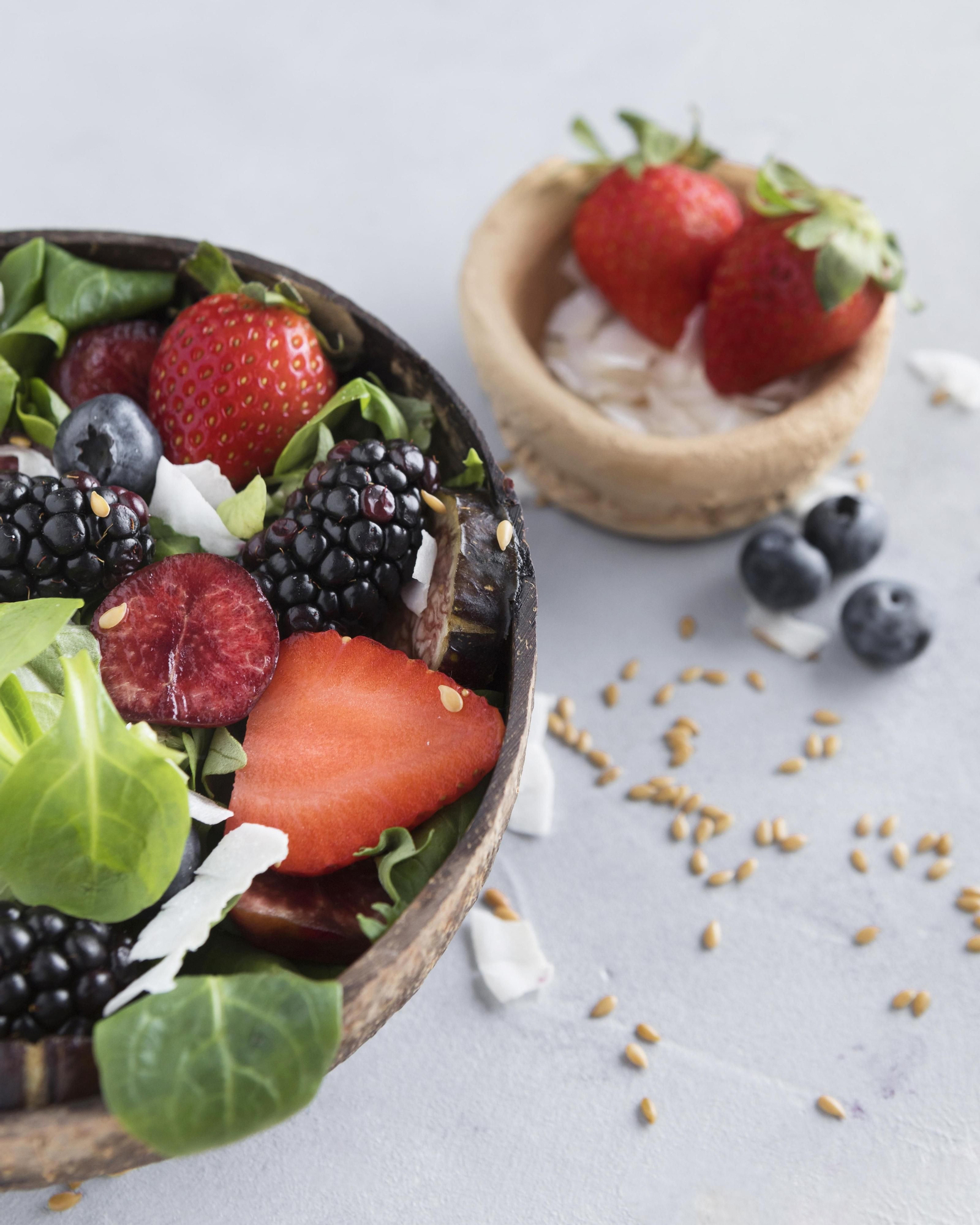 Ensalada de frutos rojos