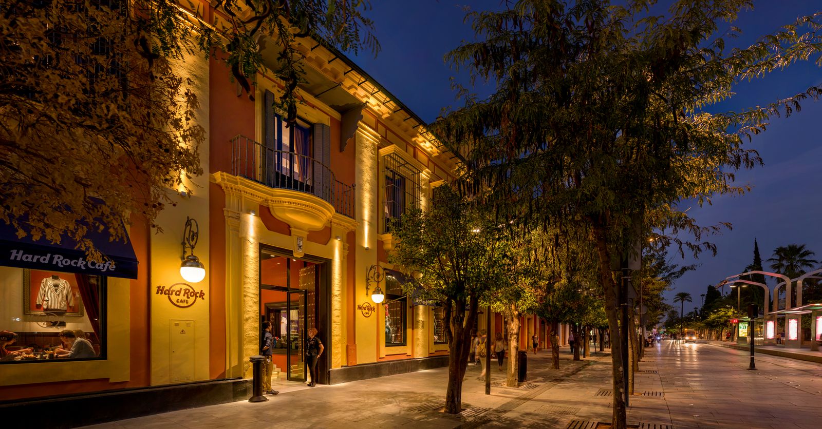 Exterior del Hard Rock Cafe Sevilla.