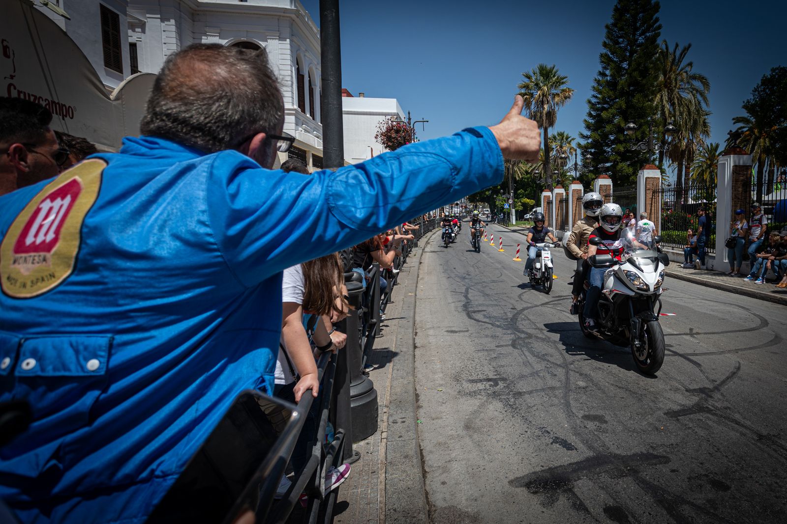 Imágenes de la motorada en El Puerto