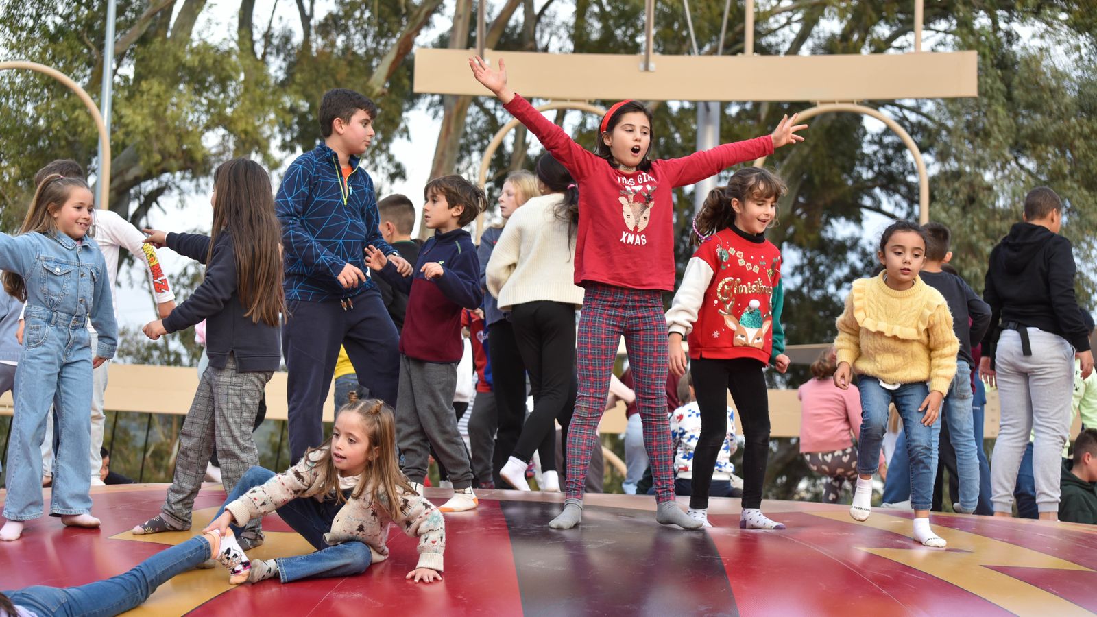 La inauguración del parque Barbésula en Guadiaro, en imágenes