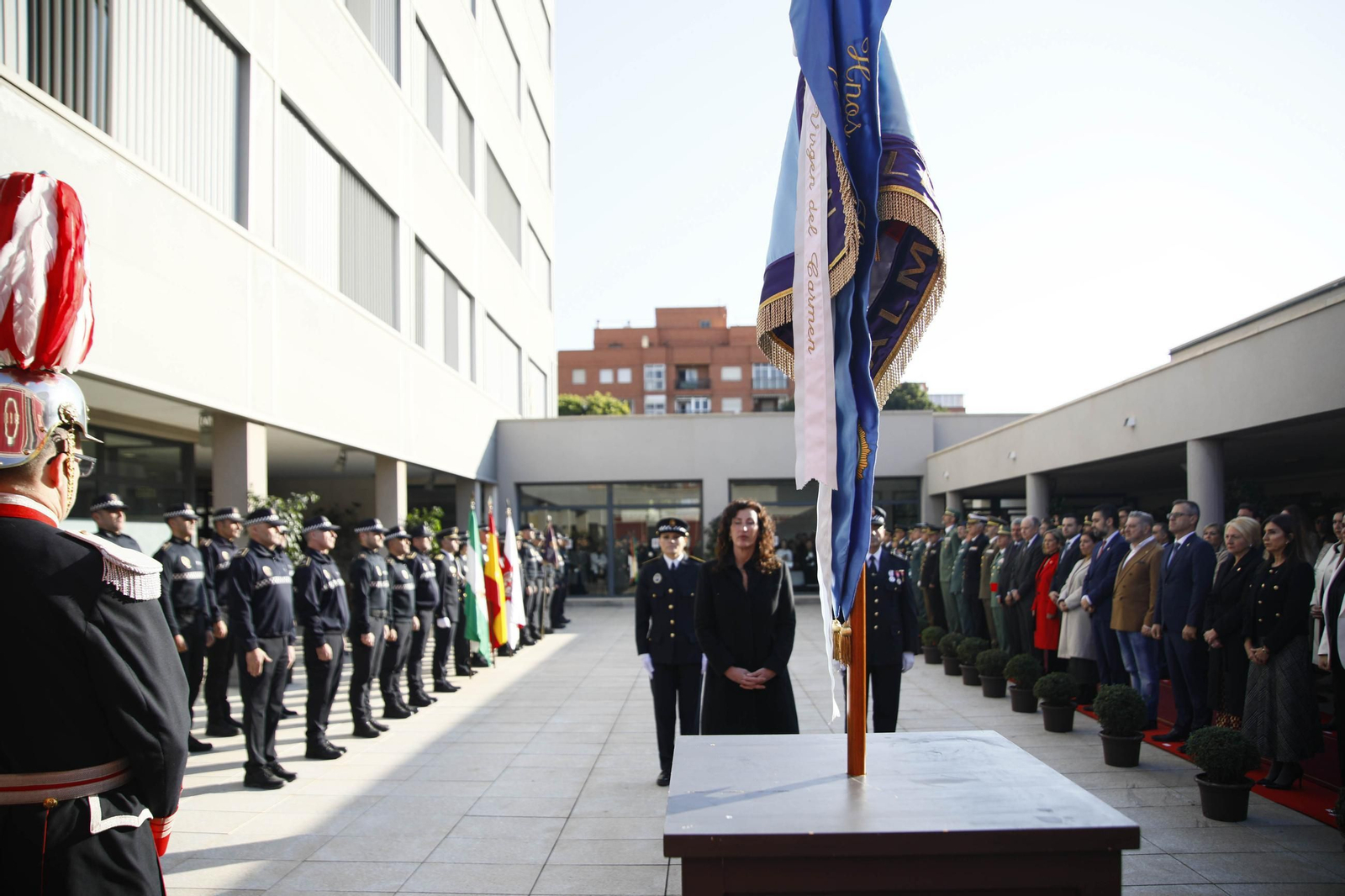 Las imágenes del acto institucional de la Policía Local de Almería con motivo de la festividad de su patrón, San Esteban