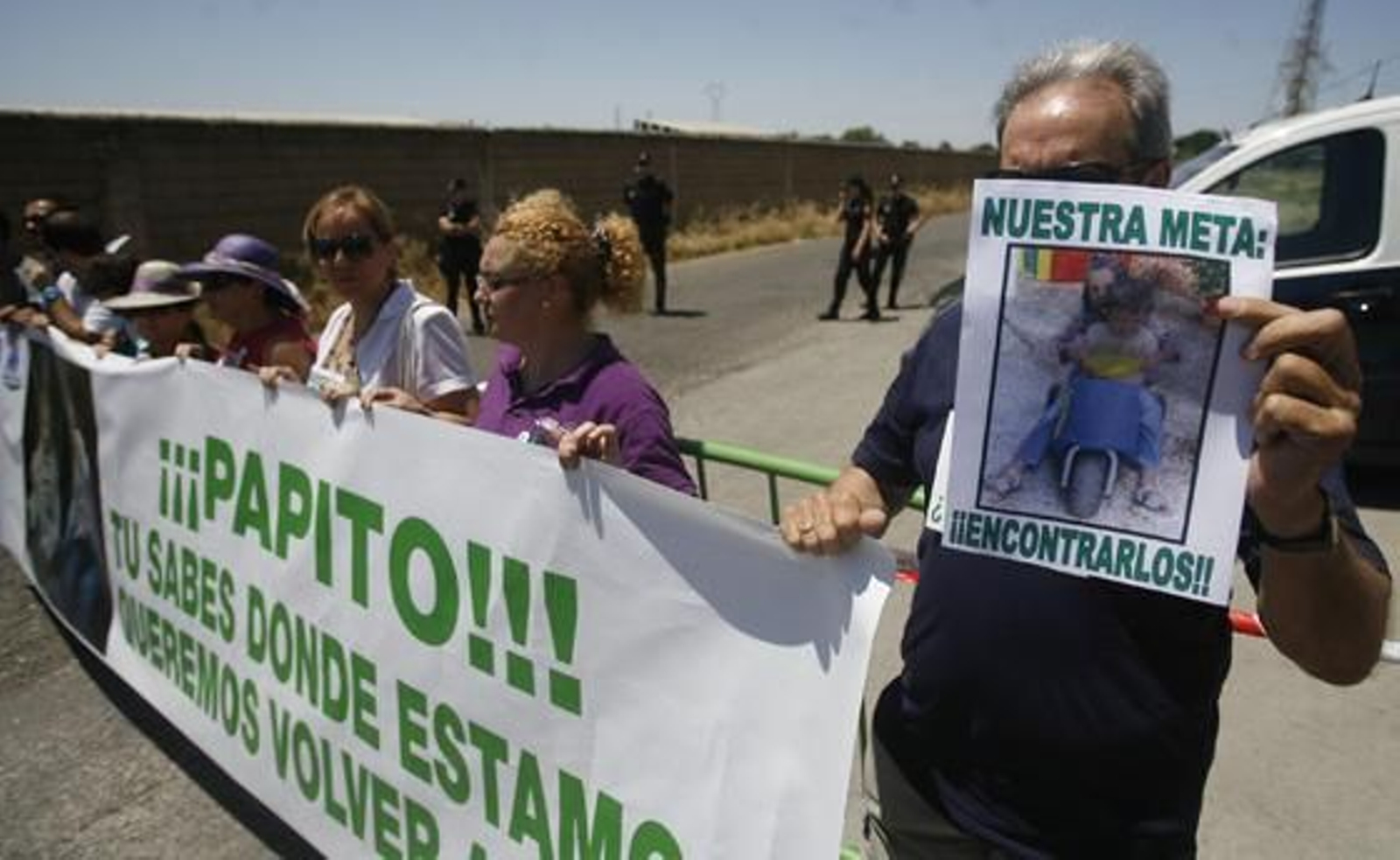 Una de las últimas manifestaciones en Las Quemadillas.