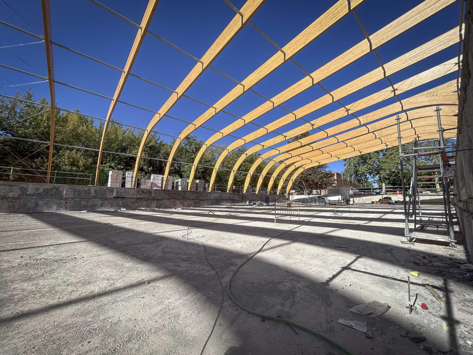 Las obras de la piscina olímpica de Fuentenueva, por dentro