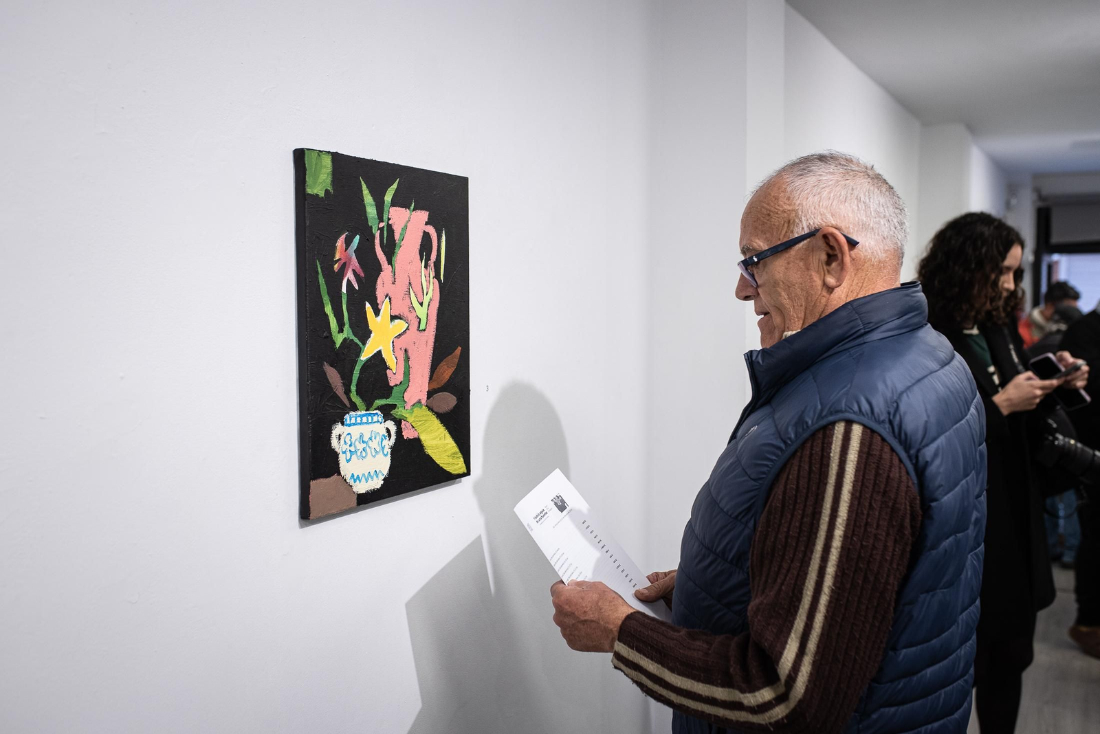 Imágenes de la inauguración de la exposición de Agus Díaz Vázque " Y bebió agua de una fuente"