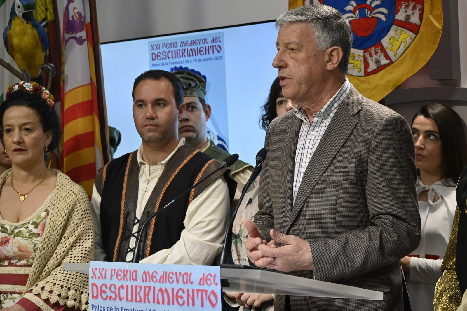 Presentación de la Feria Medieval de Palos en imágenes