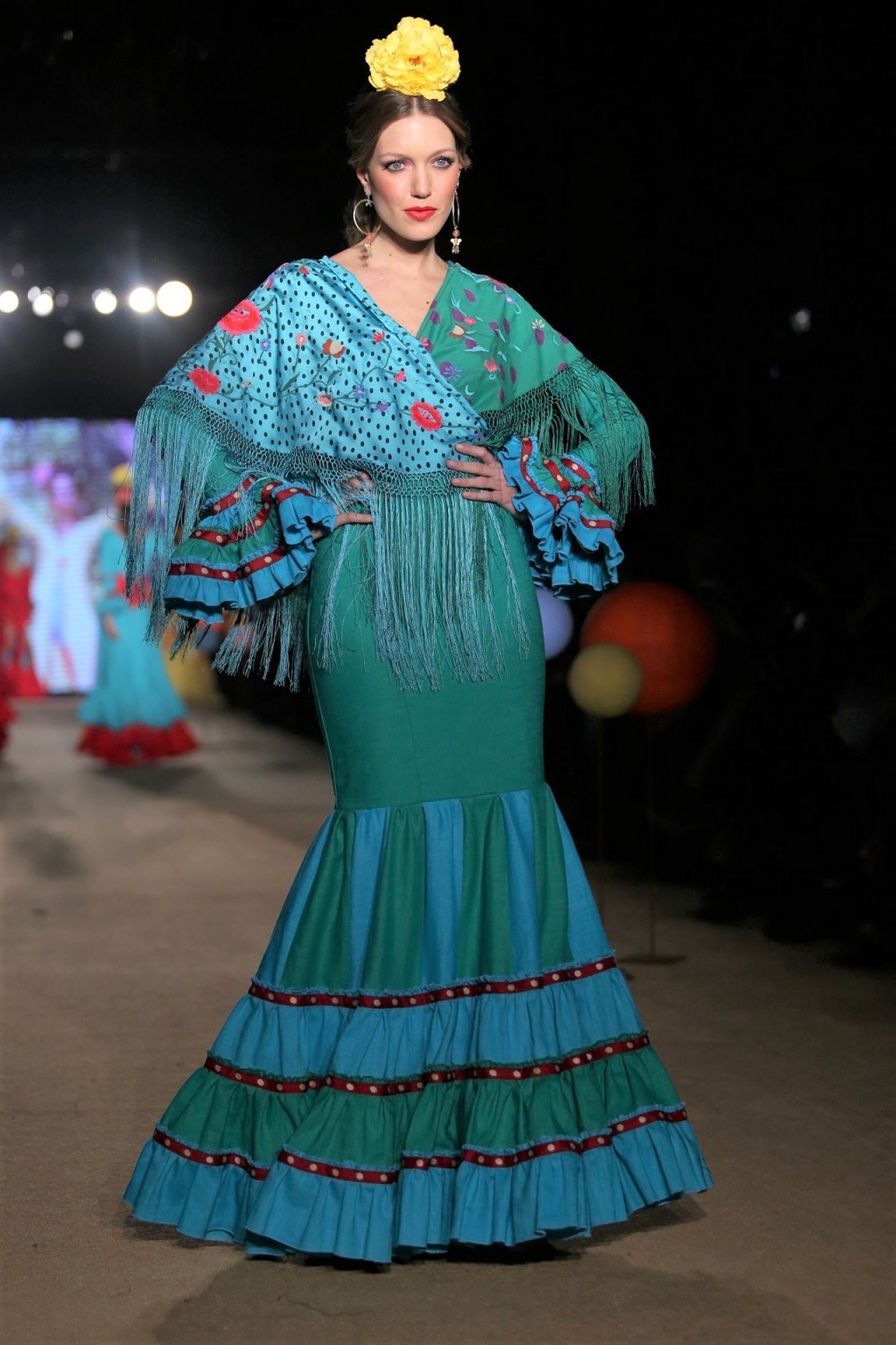 Flamenca Pol Núñez, fotos del desfile en We Love Flamenco 2019