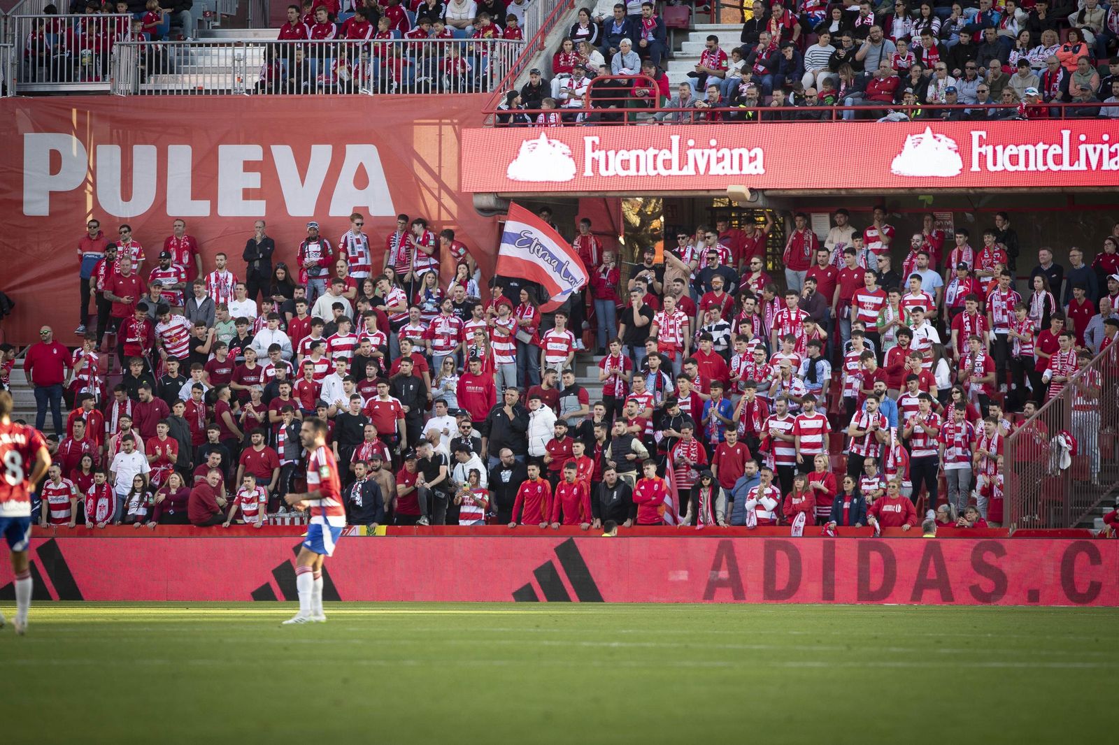 Encuéntrate en el recibimiento al Granada y en la grada de Los Cármenes