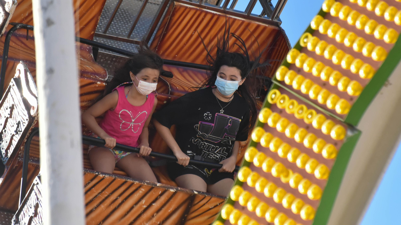 Las fotos de una tarde en un universo de atracciones en Tarifa