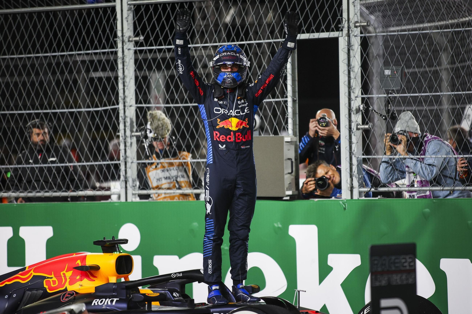 Las fotos del título mundial de Verstappen en Las Vegas