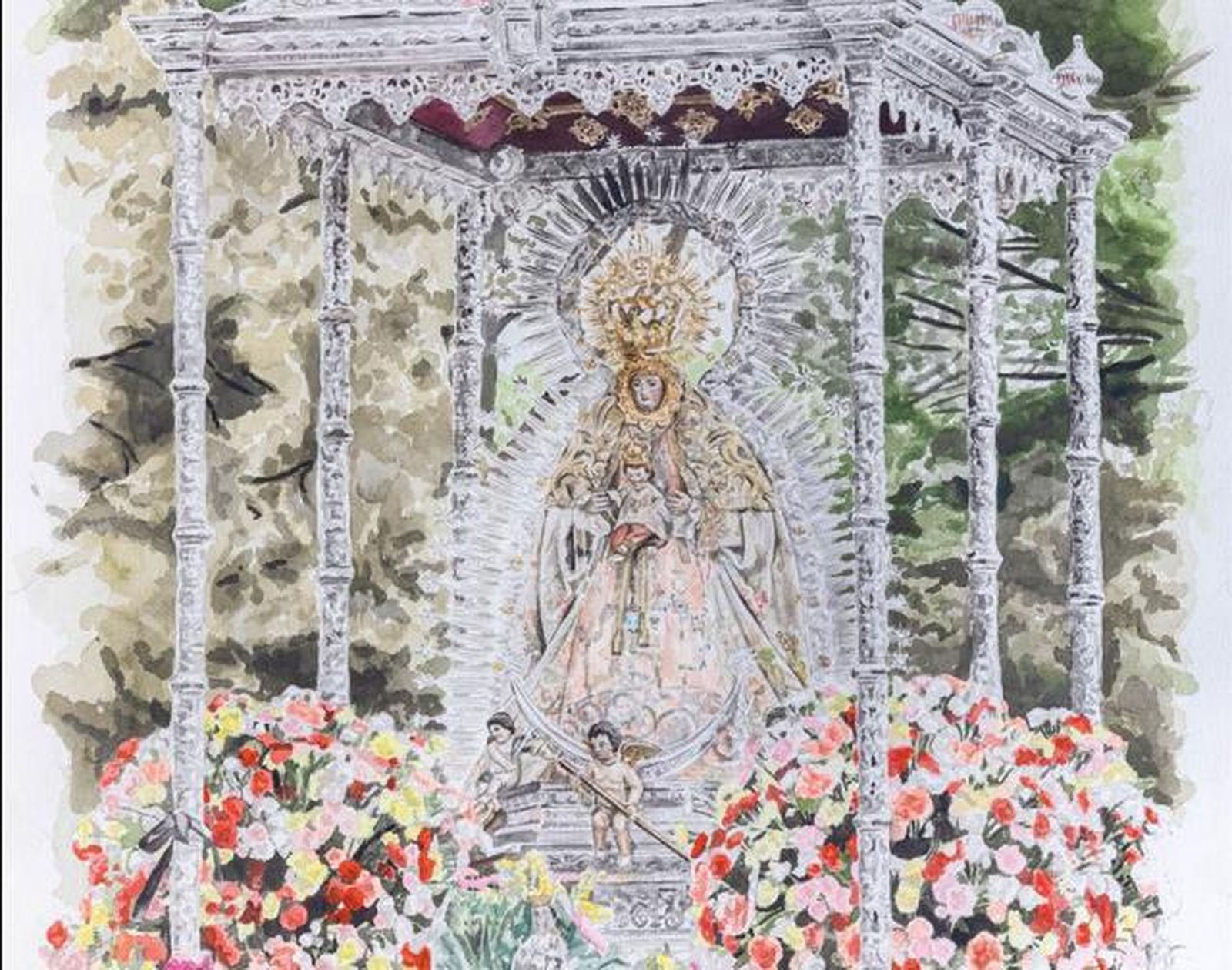 Cartel de la romería de Cuatrovitas