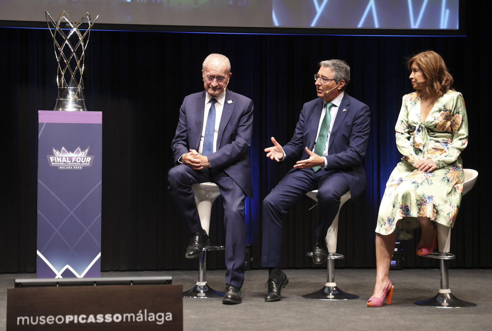 El sorteo de la Final Four de la BCL en Málaga, en fotos