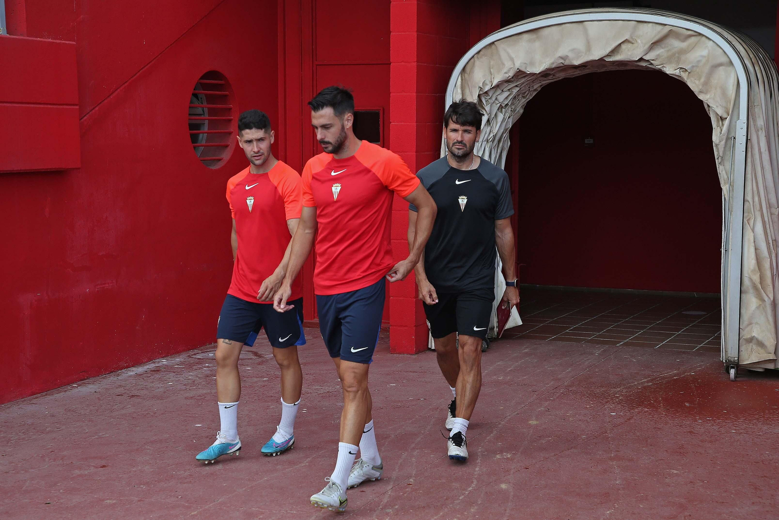 Fotos del entrenamiento del Algeciras CF en el estadio Nuevo Mirador
