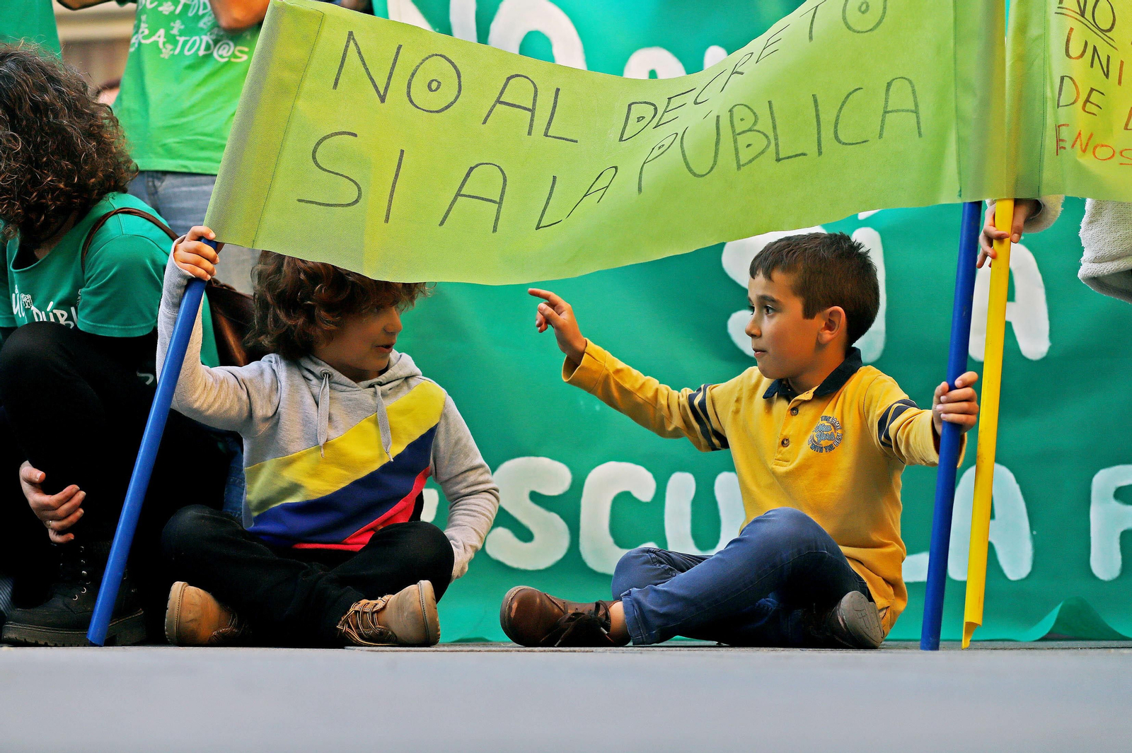Protestas en Jerez contra el nuevo decreto de escolarización