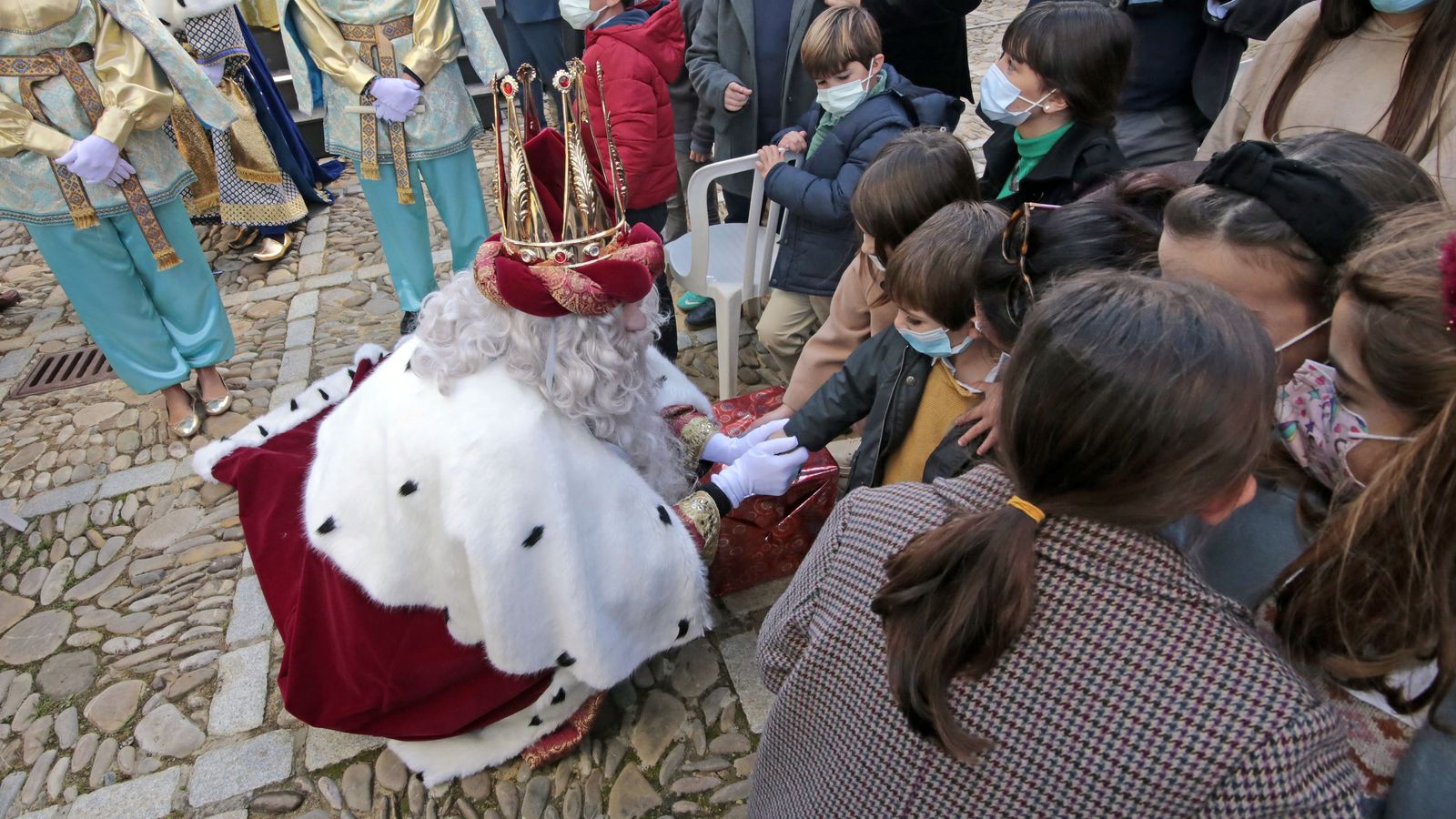 Coronación de los Reyes Magos de Jerez en el Alcázar