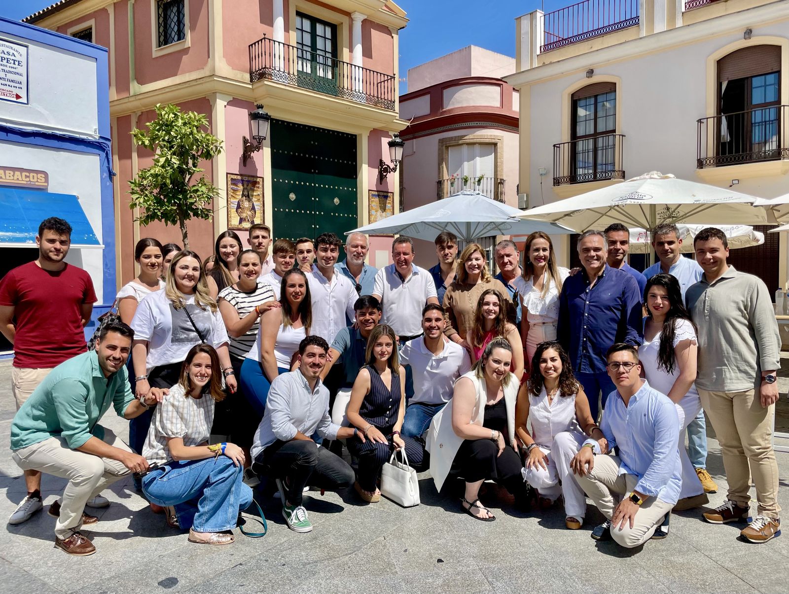 Acto de las Nuevas Generaciones del Partido Popular en Isla Cristina.