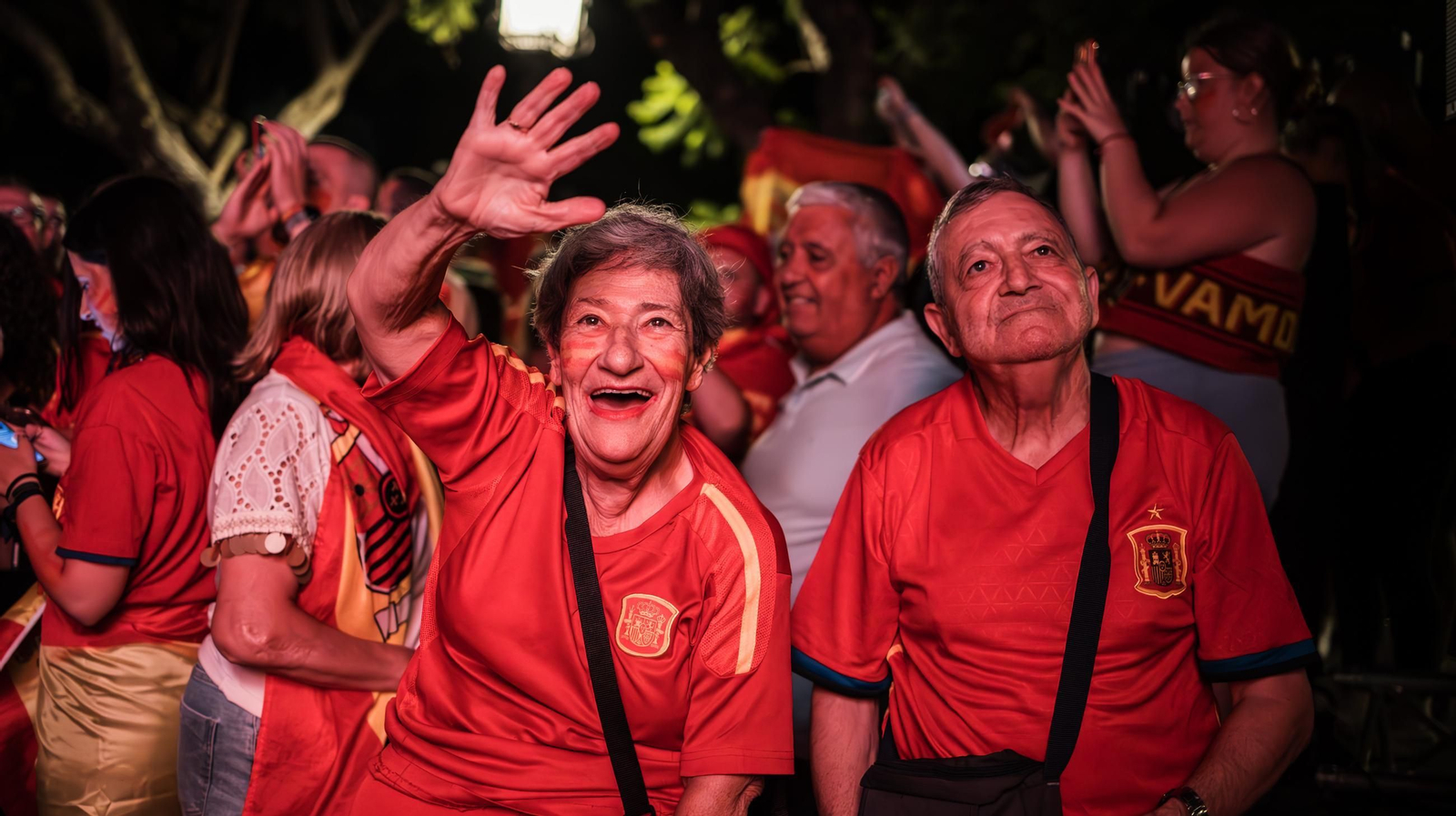 Imágenes de la celebración en Jerez del triunfo de España en la Eurocopa