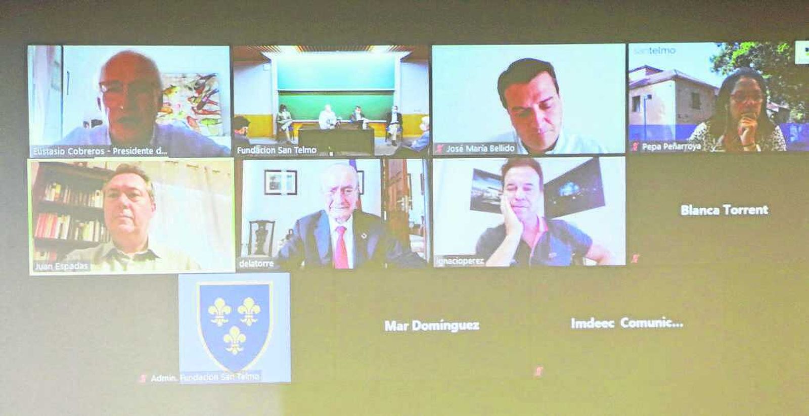 Reciente rueda de prensa online de la escuela de negocios San  Telmo San Telmo Business School.