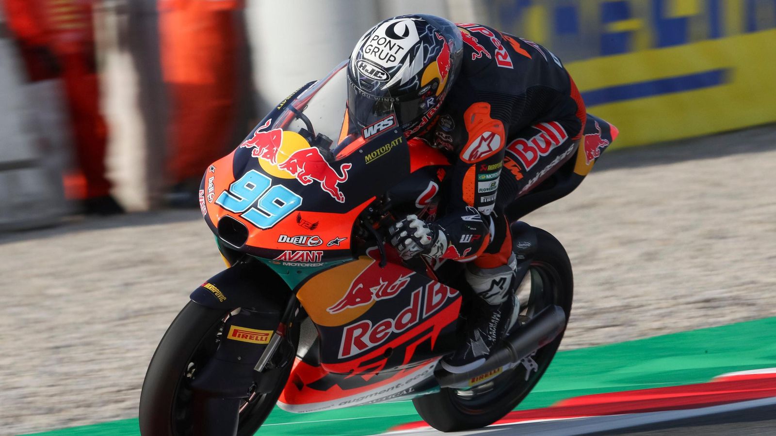 José Antonio Rueda durante el viernes en el Gran Premio de Cataluña
