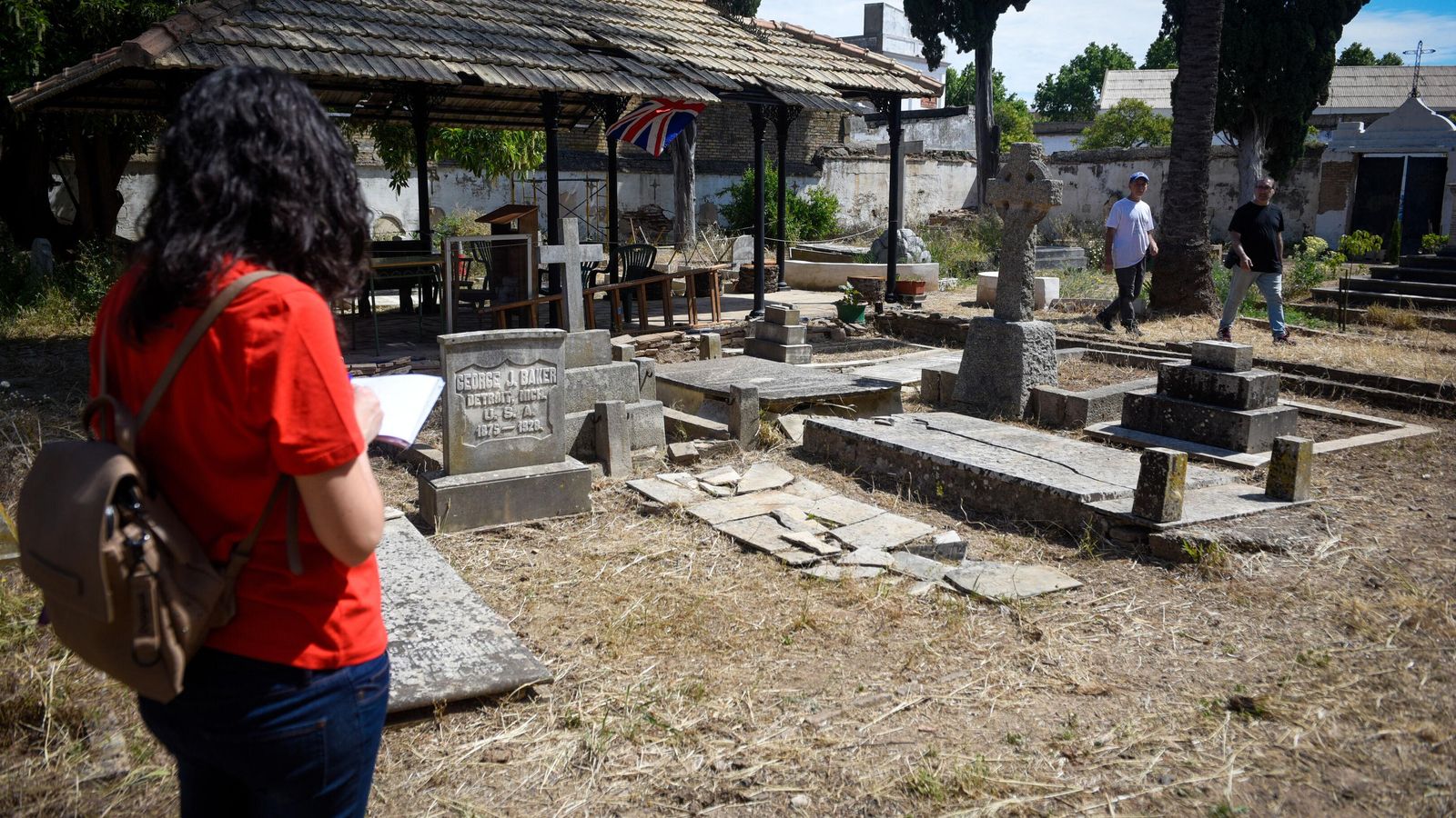 Imagen del cementerio inglés de Sevilla.