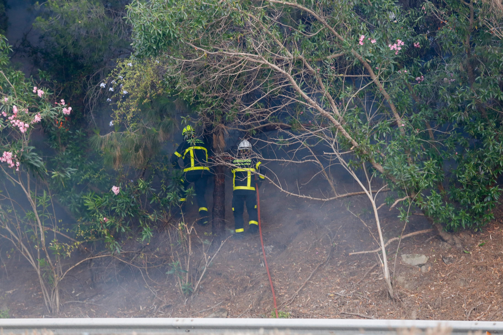 Las fotos del incendio de este viernes en Algeciras