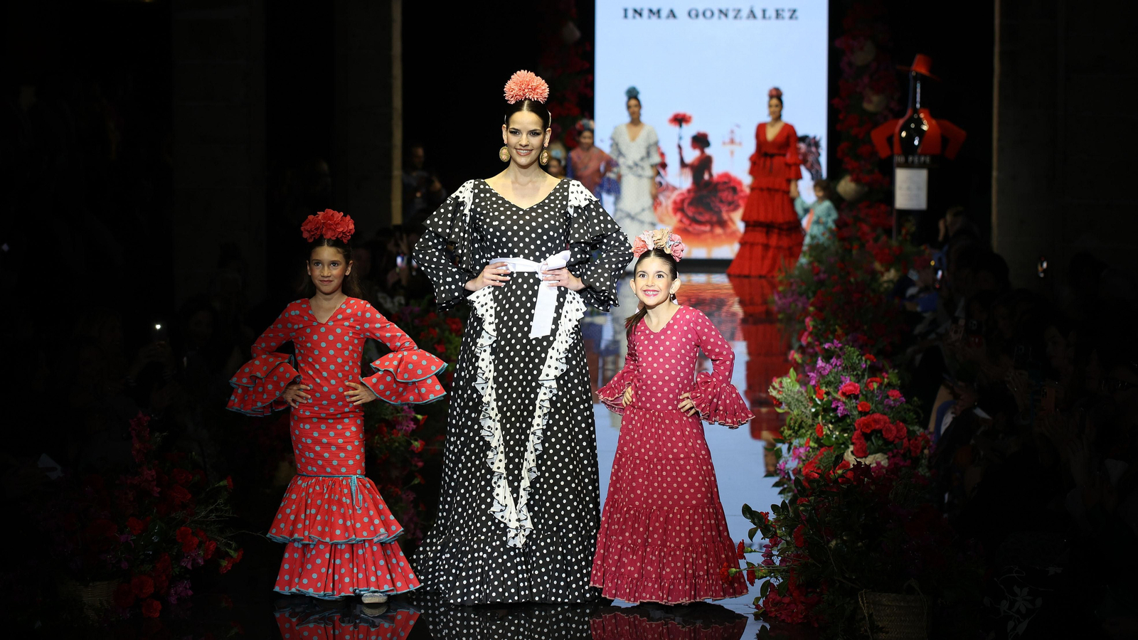 Desfile de Inmaculada González en la Pasarela Flamenca Tío Pepe Jerez 2024