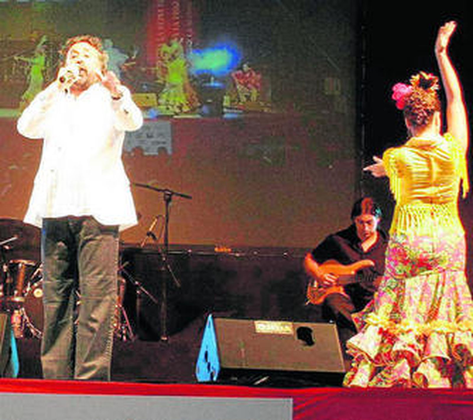 Antonio 'El Alemania', en el festival rociero de 2009.