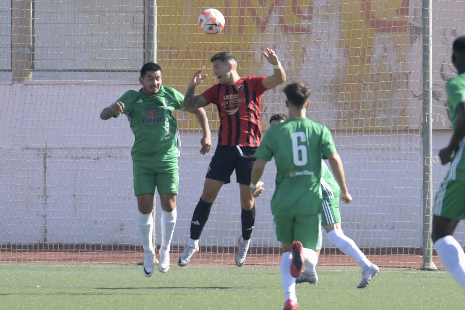 Imagen del encuentro entre Atarfe Industrial y UD San Pedro