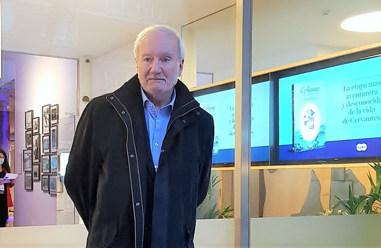 Álvaro Espina presenta el segundo volumen de la trilogía dedicada a Cervantes.