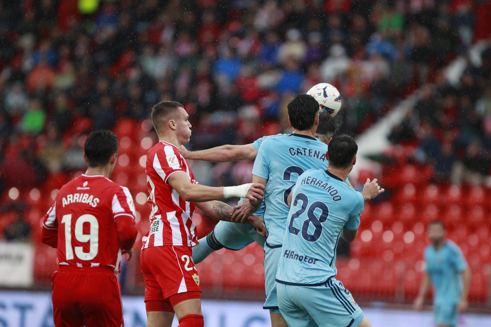 Las mejores imágenes del partido de fútbol U.D. Almería-C.A. Osasuna