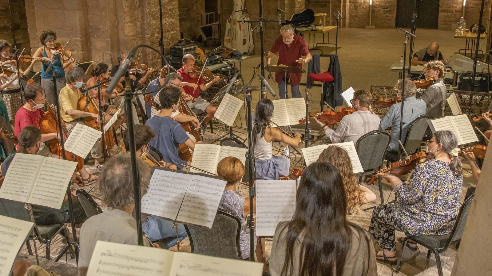 Grabando a Beethoven en Cardona (julio de 2020)