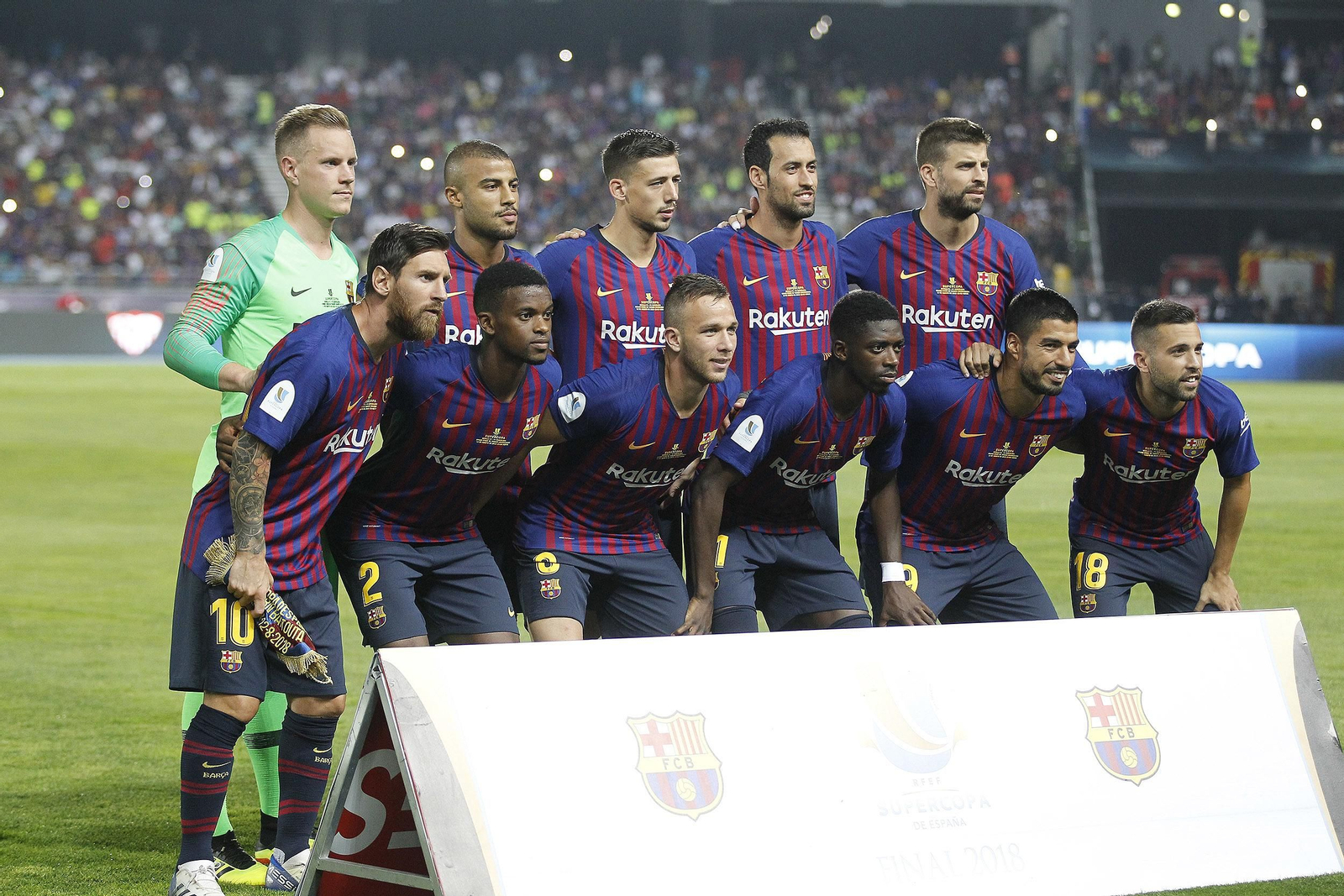 Las imágenes del Sevilla-Barcelona de la Supercopa