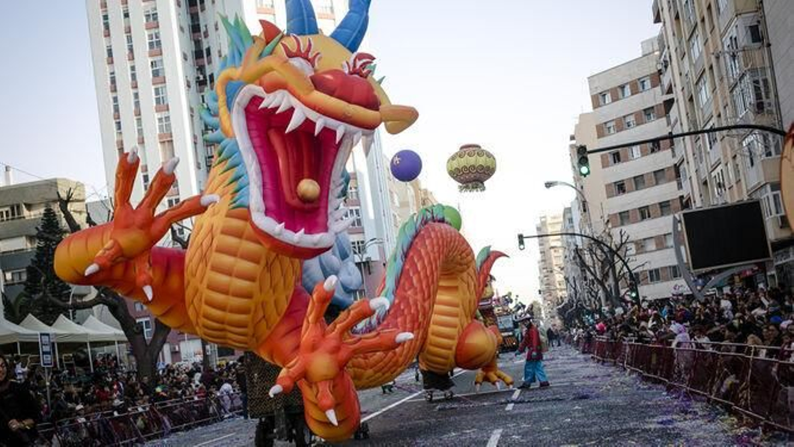 La cabalgata del Carnaval de Cádiz, en años anteriores.
