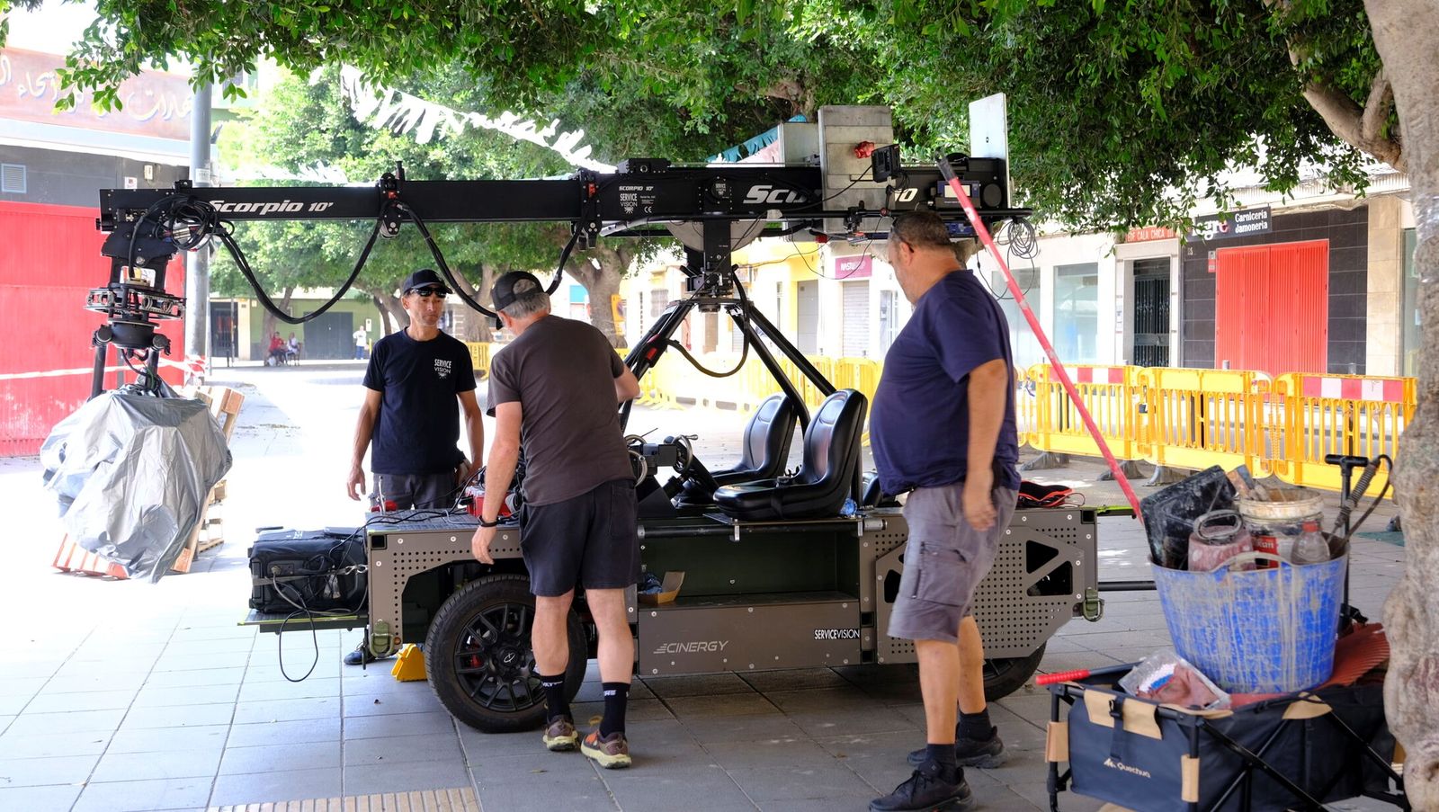 Plaza Pavía es uno de los escenarios de La Momia.