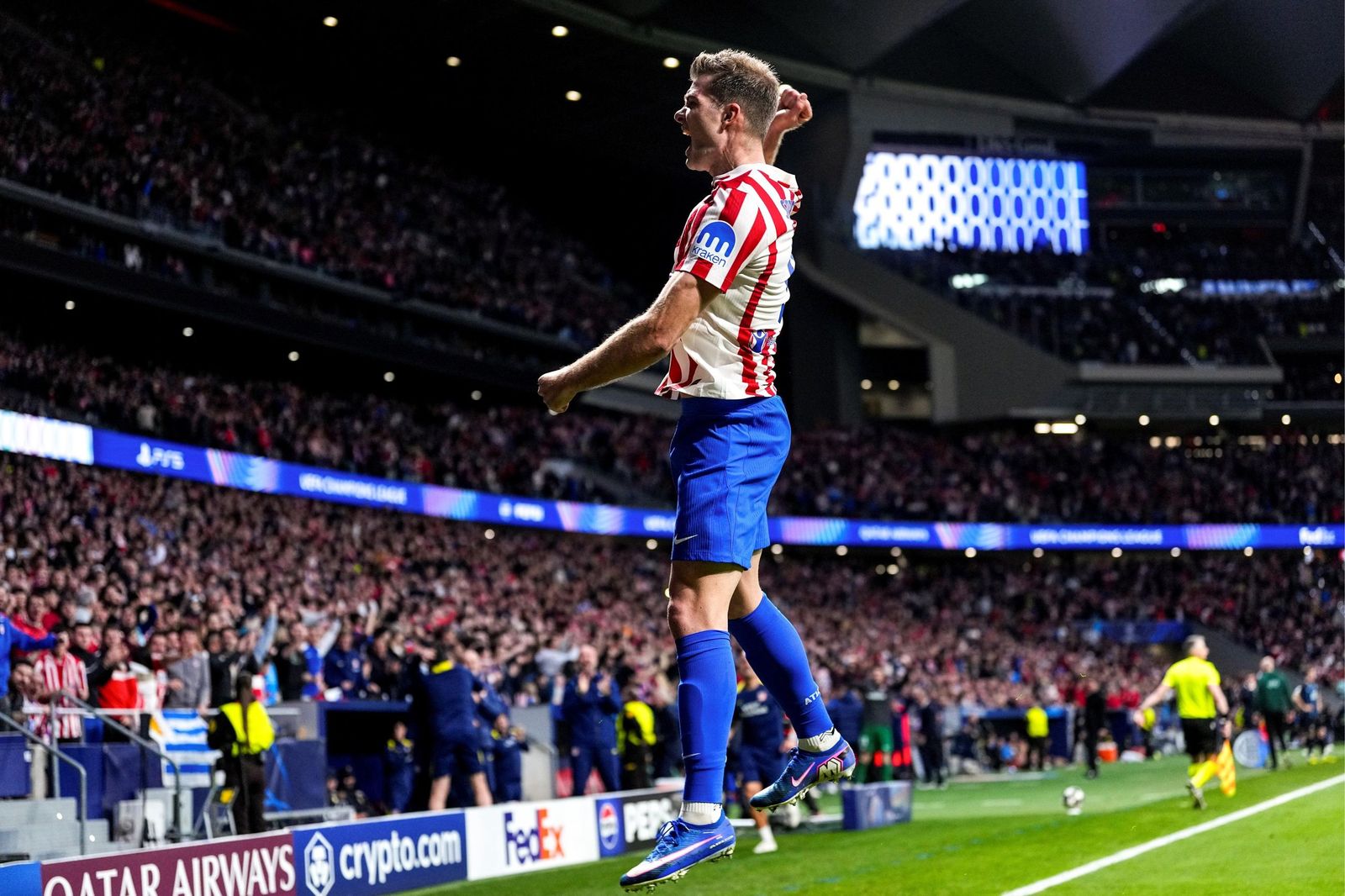 Las fotos del Atlético de Madrid-Brujas